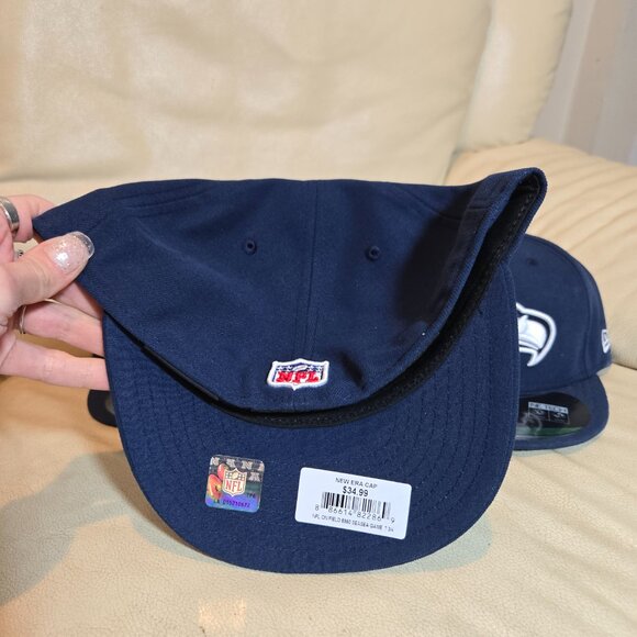 New Era 59FIFTY Seattle Seahawks Official On-Field Fitted Hat ALL SIZES - Picture 3 of 8